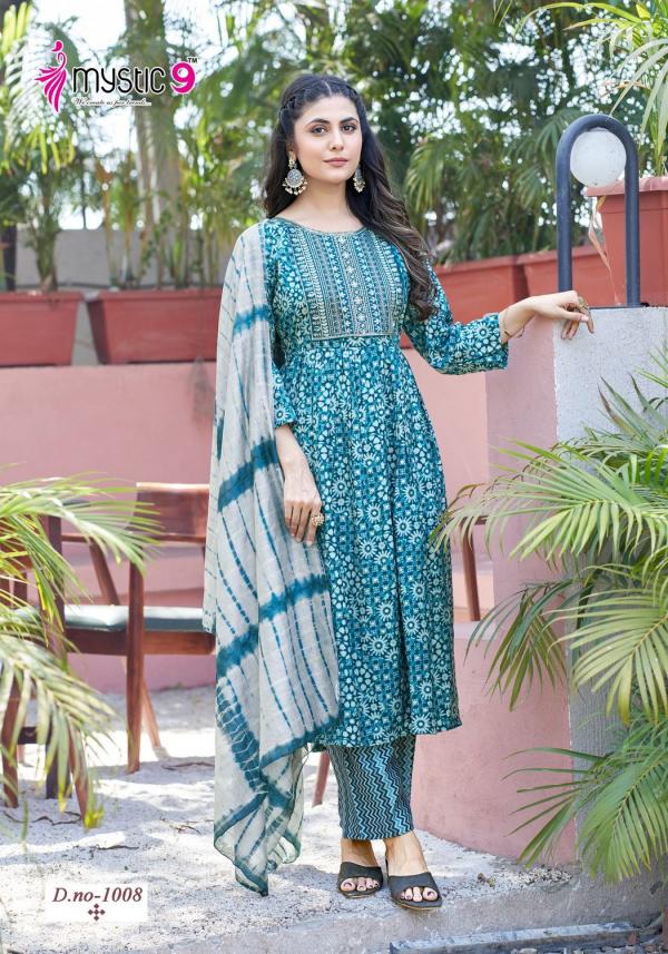 Mystic 9 Malhar Vol 01 Casual Wear Ready Made Collection